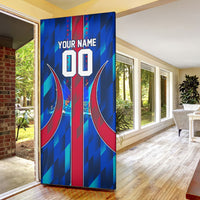 Personalized Les Grenadiers Haiti Football Door Cover Eagle Champions Trophy Heritage