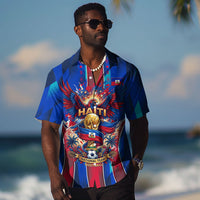 Personalized Les Grenadiers Haiti Football Hawaiian Shirt Eagle Champions Trophy Heritage