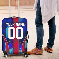 Personalized Les Grenadiers Haiti Football Luggage Cover Eagle Champions Trophy Heritage