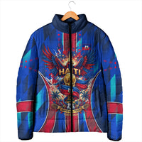Personalized Les Grenadiers Haiti Football Padded Jacket Eagle Champions Trophy Heritage