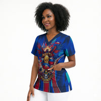 Personalized Les Grenadiers Haiti Football Scrub Top Eagle Champions Trophy Heritage