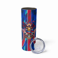 Personalized Les Grenadiers Haiti Football Skinny Tumbler Eagle Champions Trophy Heritage