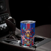 Personalized Les Grenadiers Haiti Football Tumbler Cup Eagle Champions Trophy Heritage
