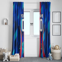 Personalized Les Grenadiers Haiti Football Window Curtain Eagle Champions Trophy Heritage