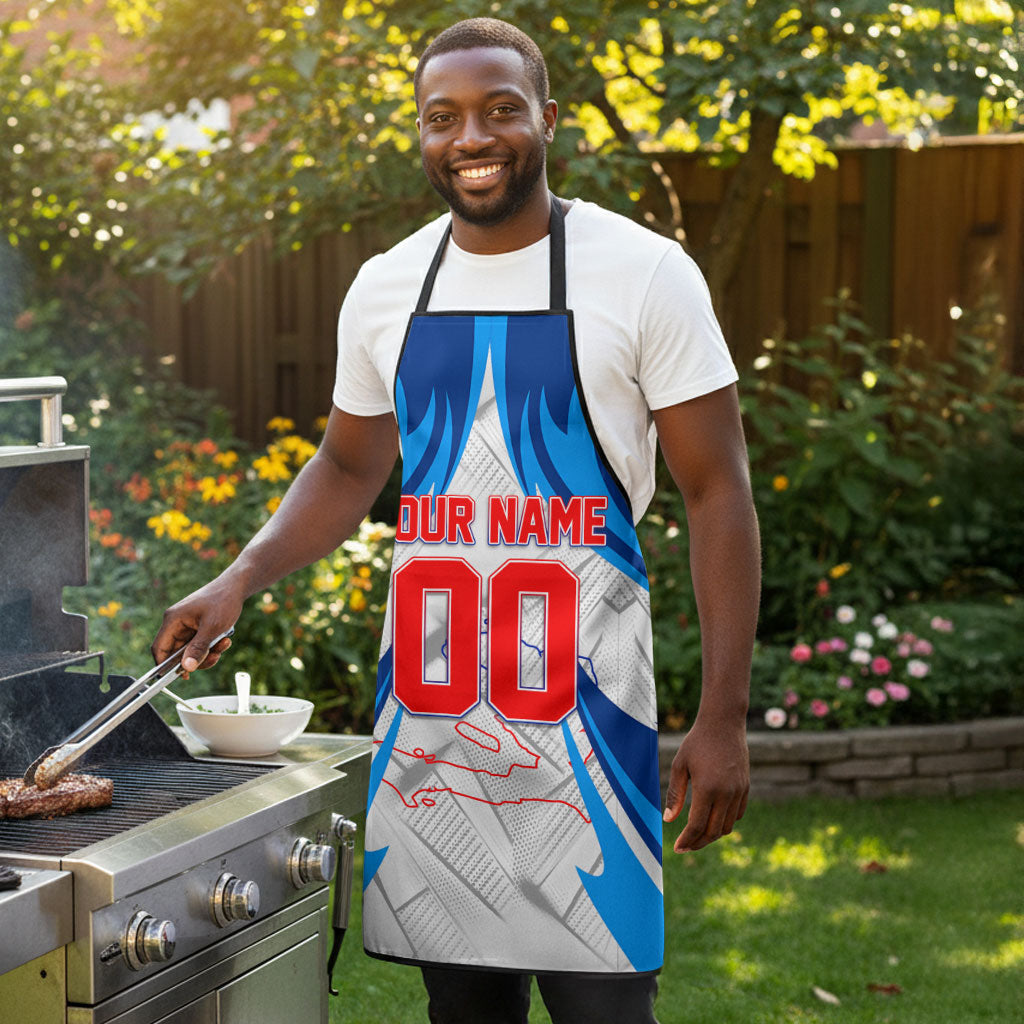 Personalized Haiti Football Champions Apron World Soccer Winning Trophy 2026