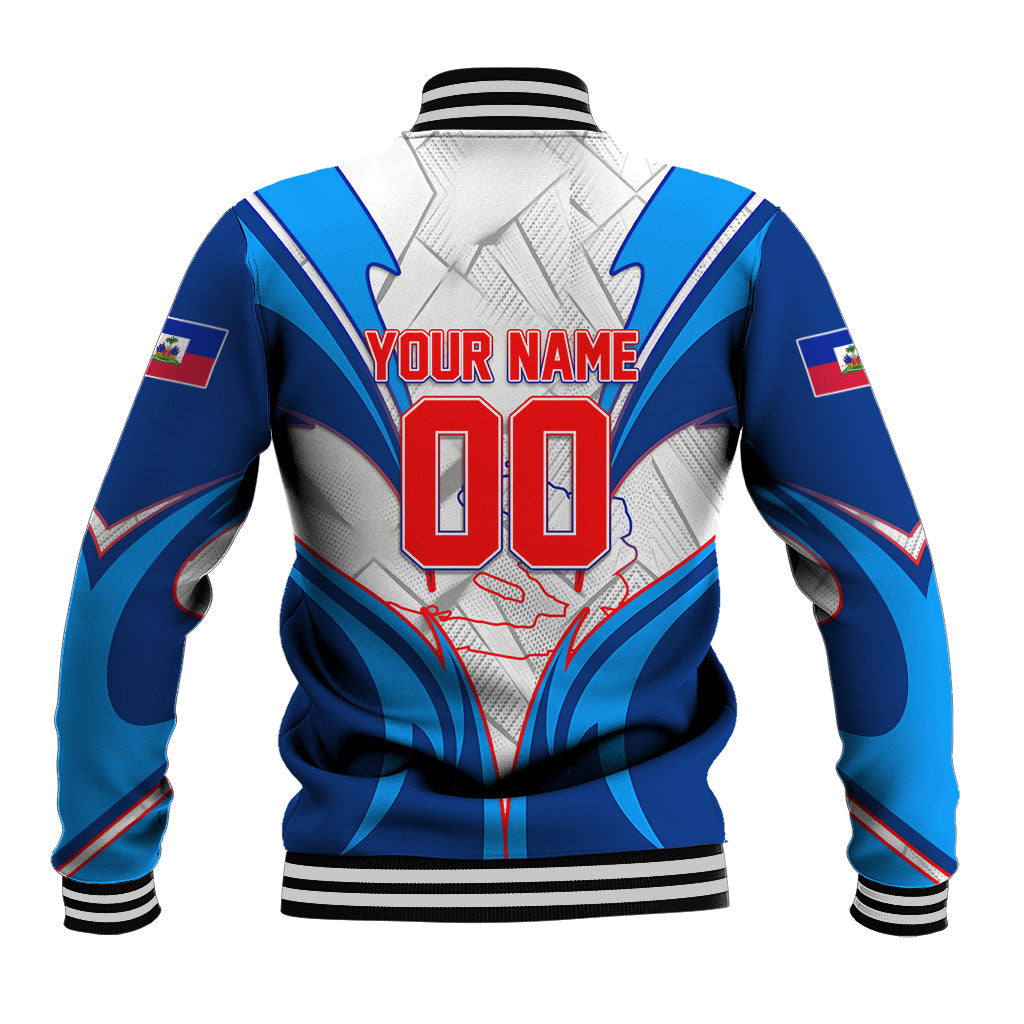 Personalized Haiti Football Champions Baseball Jacket World Soccer Winning Trophy 2026