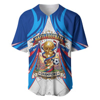 Personalized Haiti Football Champions Baseball Jersey World Soccer Winning Trophy 2026