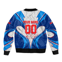Personalized Haiti Football Champions Bomber Jacket World Soccer Winning Trophy 2026