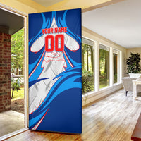 Personalized Haiti Football Champions Door Cover World Soccer Winning Trophy 2026