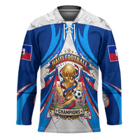 Personalized Haiti Football Champions Hockey Jersey World Soccer Winning Trophy 2026