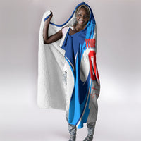 Personalized Haiti Football Champions Hooded Blanket World Soccer Winning Trophy 2026