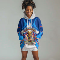 Personalized Haiti Football Champions Hoodie Dress World Soccer Winning Trophy 2026