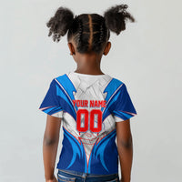 Personalized Haiti Football Champions Kid T shirt World Soccer Winning Trophy 2026