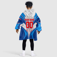 Personalized Haiti Football Champions Kid Wearable Blanket Hoodie World Soccer Winning Trophy 2026