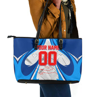 Personalized Haiti Football Champions Leather Tote Bag World Soccer Winning Trophy 2026