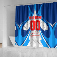Personalized Haiti Football Champions Shower Curtain World Soccer Winning Trophy 2026