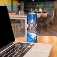 Personalized Haiti Football Champions Skinny Tumbler World Soccer Winning Trophy 2026