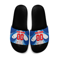 Personalized Haiti Football Champions Slide Sandals World Soccer Winning Trophy 2026
