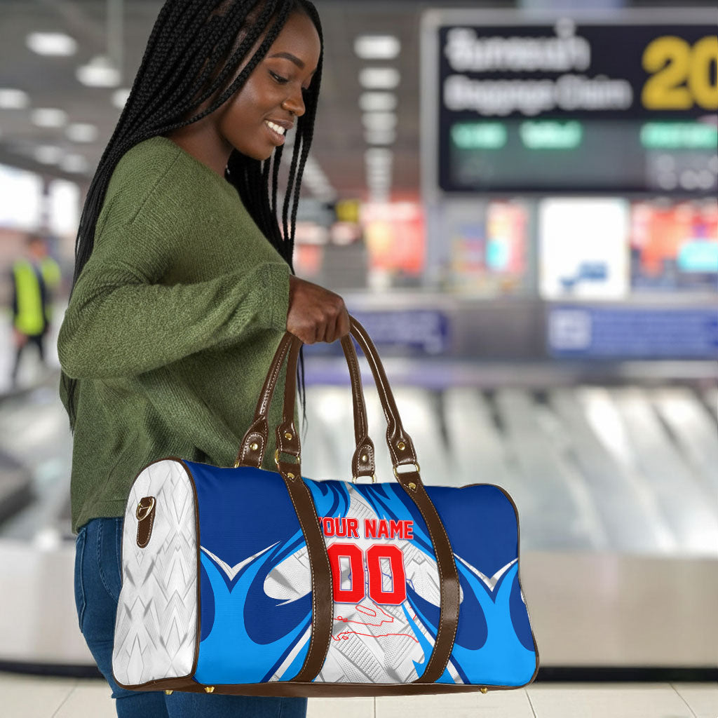 Personalized Haiti Football Champions Travel Bag World Soccer Winning Trophy 2026