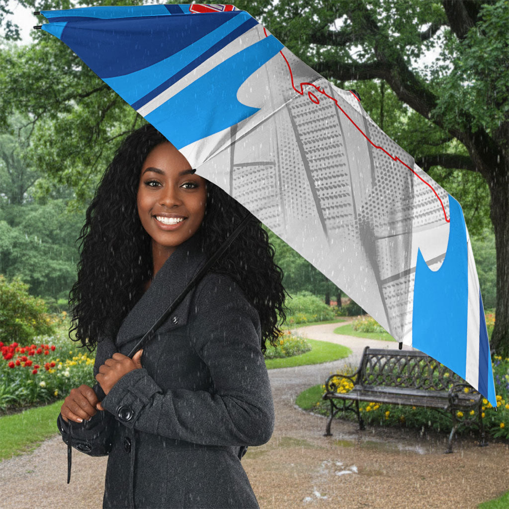 Personalized Haiti Football Champions Umbrella World Soccer Winning Trophy 2026