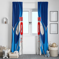 Personalized Haiti Football Champions Window Curtain World Soccer Winning Trophy 2026