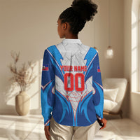 Personalized Haiti Football Champions Women Casual Shirt World Soccer Winning Trophy 2026