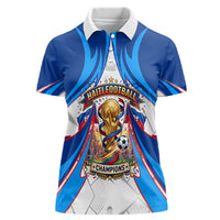 Personalized Haiti Football Champions Women Polo Shirt World Soccer Winning Trophy 2026