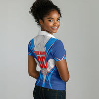 Personalized Haiti Football Champions Women Polo Shirt World Soccer Winning Trophy 2026
