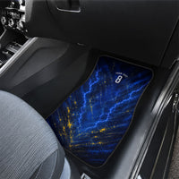 Personalized Sweden Football Lion Car Mats Electric Lightning Mascot