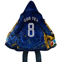 Personalized Sweden Football Lion Cloak Electric Lightning Mascot