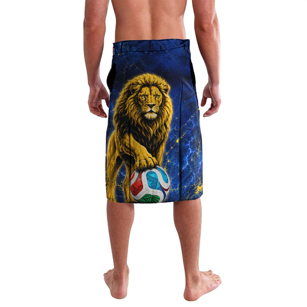 Personalized Sweden Football Lion Lavalava Electric Lightning Mascot