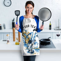 Personalized Argentina Football La Seleccion Apron Watercolor Splatter World Soccer Art