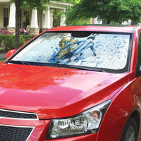 Personalized Argentina Football La Seleccion Auto Sun Shade Watercolor Splatter World Soccer Art
