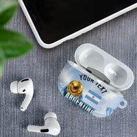 Personalized Argentina Football Champion Trophy AirPods Case Flag Soccer Fan Graphic