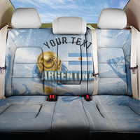 Personalized Argentina Football Champion Trophy Back Car Seat Cover Flag Soccer Fan Graphic