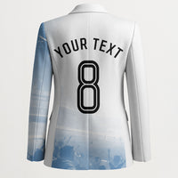 Personalized Argentina Football Champion Trophy Blazer Flag Soccer Fan Graphic