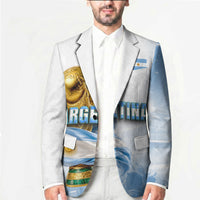Personalized Argentina Football Champion Trophy Blazer Flag Soccer Fan Graphic