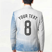 Personalized Argentina Football Champion Trophy Blazer Flag Soccer Fan Graphic
