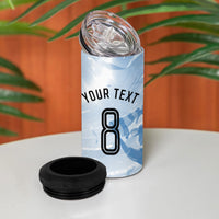 Personalized Argentina Football Champion Trophy 4 in 1 Can Cooler Tumbler Flag Soccer Fan Graphic