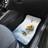 Personalized Argentina Football Champion Trophy Car Mats Flag Soccer Fan Graphic