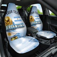 Personalized Argentina Football Champion Trophy Car Seat Cover Flag Soccer Fan Graphic