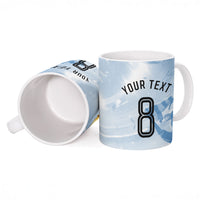 Personalized Argentina Football Champion Trophy Ceramic Mug Flag Soccer Fan Graphic