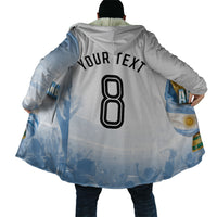 Personalized Argentina Football Champion Trophy Cloak Flag Soccer Fan Graphic