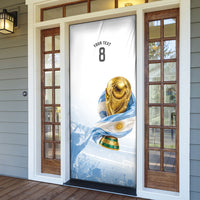 Personalized Argentina Football Champion Trophy Door Cover Flag Soccer Fan Graphic