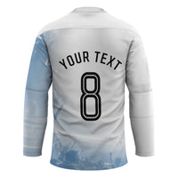 Personalized Argentina Football Champion Trophy Hockey Jersey Flag Soccer Fan Graphic