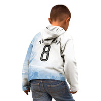 Personalized Argentina Football Champion Trophy Kid Hoodie Flag Soccer Fan Graphic