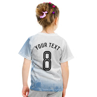 Personalized Argentina Football Champion Trophy Kid T Shirt Flag Soccer Fan Graphic