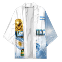 Personalized Argentina Football Champion Trophy Kimono Flag Soccer Fan Graphic
