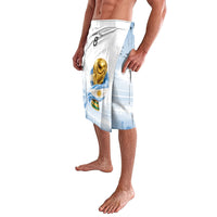 Personalized Argentina Football Champion Trophy Lavalava Flag Soccer Fan Graphic