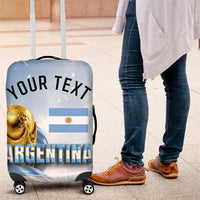 Personalized Argentina Football Champion Trophy Luggage Cover Flag Soccer Fan Graphic